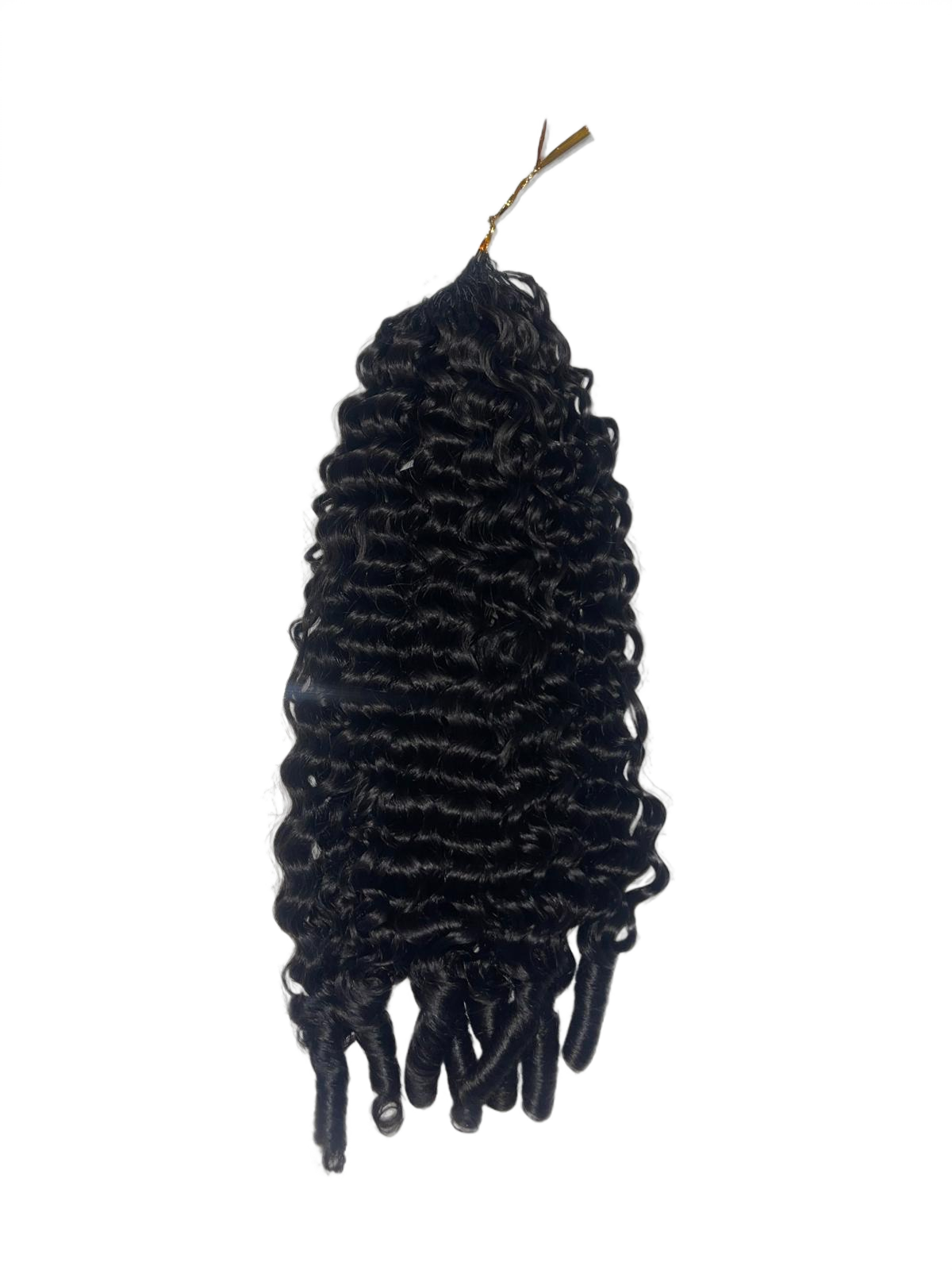 Burmese Curly Crotchet Human Hair